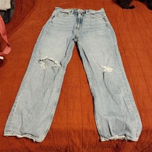 Vintage straight high waist jeans